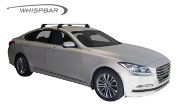 Yakima Whispbar roof racks Hyundai Genesis